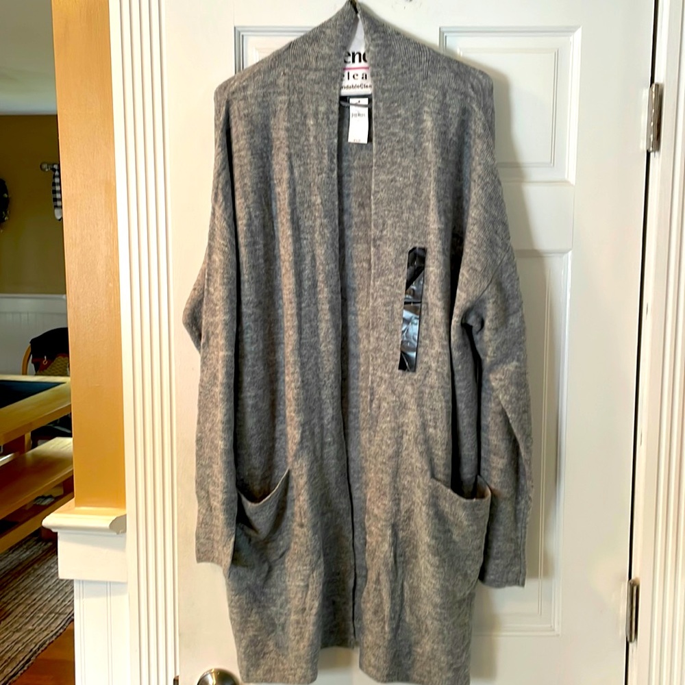 Long grey sweater
